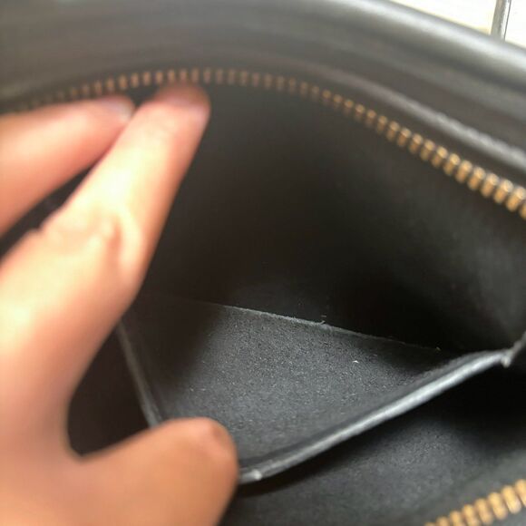 Vintage 90s Coach Black Legacy Small Zip Shoulder Bag #9997 - Picture 7 of 10